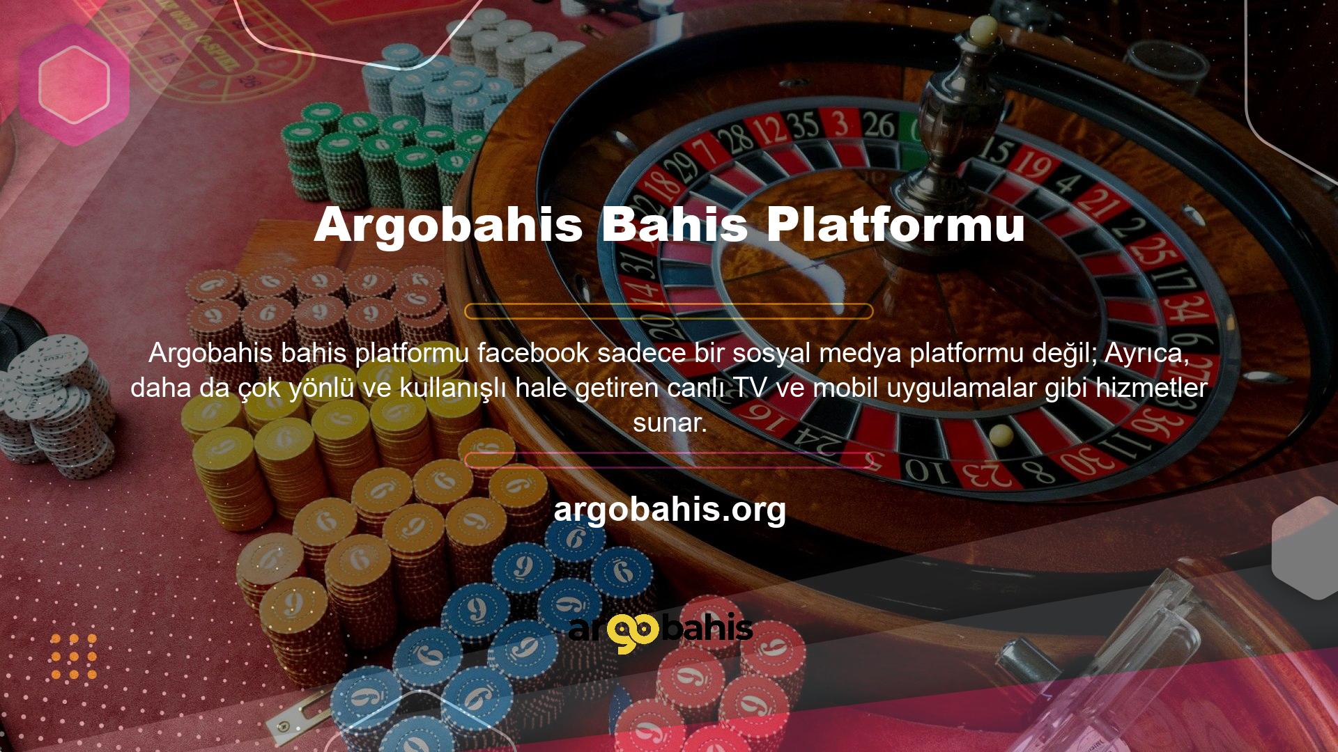 Mobil uygulama APK'ya erişmek isteyenler, Argobahis web sitesinde bir Facebook hesabı için de başvurabilirler