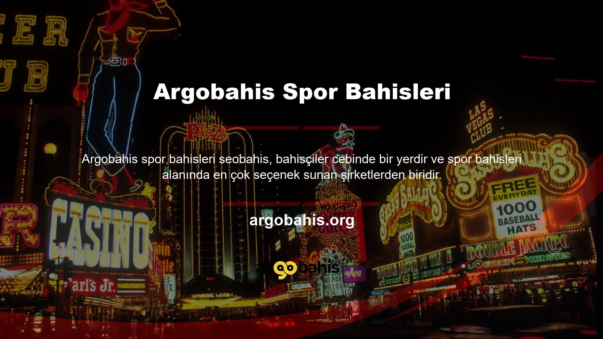 Argobahis maçlarıyla futbol maçlarına bahis yapmak kolaydır